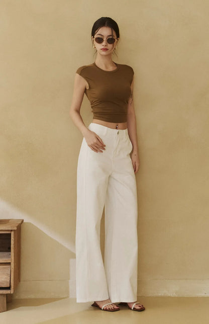 Tencel Twist Back Bra Top<br/>天絲美背後扭結Bra Top
