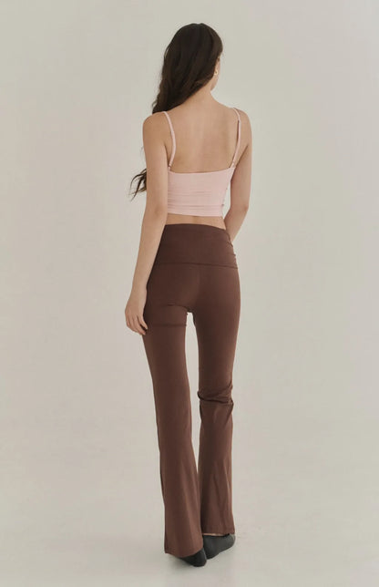Sheer Mesh Ruched Plunge Bra Top<br/>V領網紗抓皺Bra Top