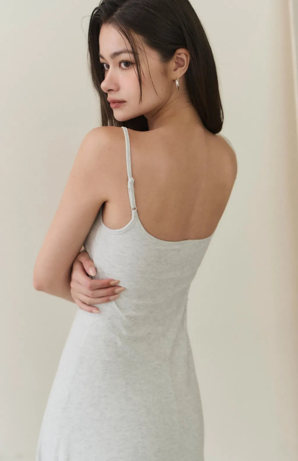 Henley Flared Maxi Bra Dress<br/>美式可開釦傘擺Bra Dress