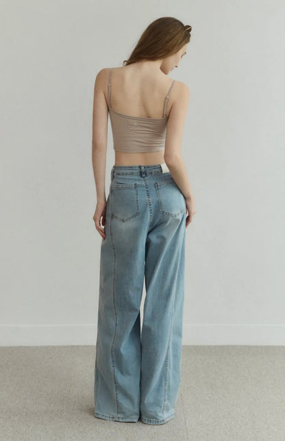 Barely-There Scoop-Neck Cami Bra Top<br/>輕裸完美U領細肩Bra Top