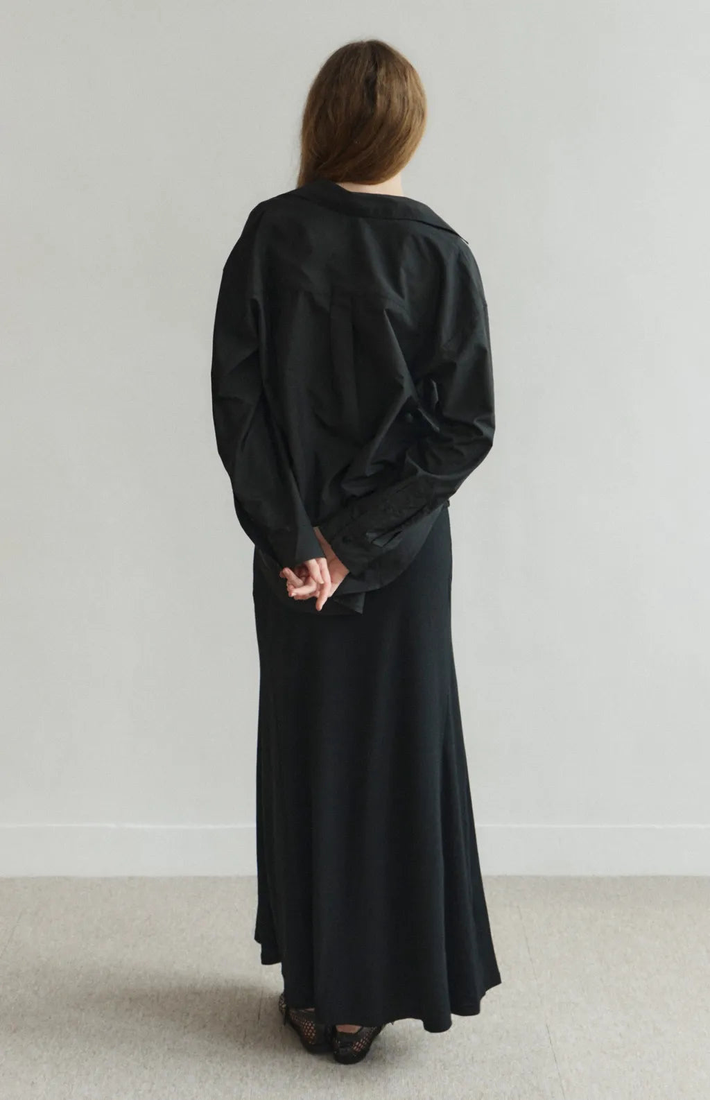 Water-Repellent Oversized Shirt<br/>抗潑水品牌刺繡襯衫