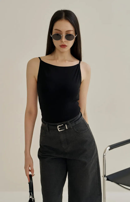 Boat Neck Bra Top<br/>極簡船型領美背Bra Top
