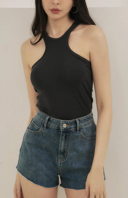 Tencel Halter Y-Back Bra Top<br/>天絲削肩Y字美背Bra Top