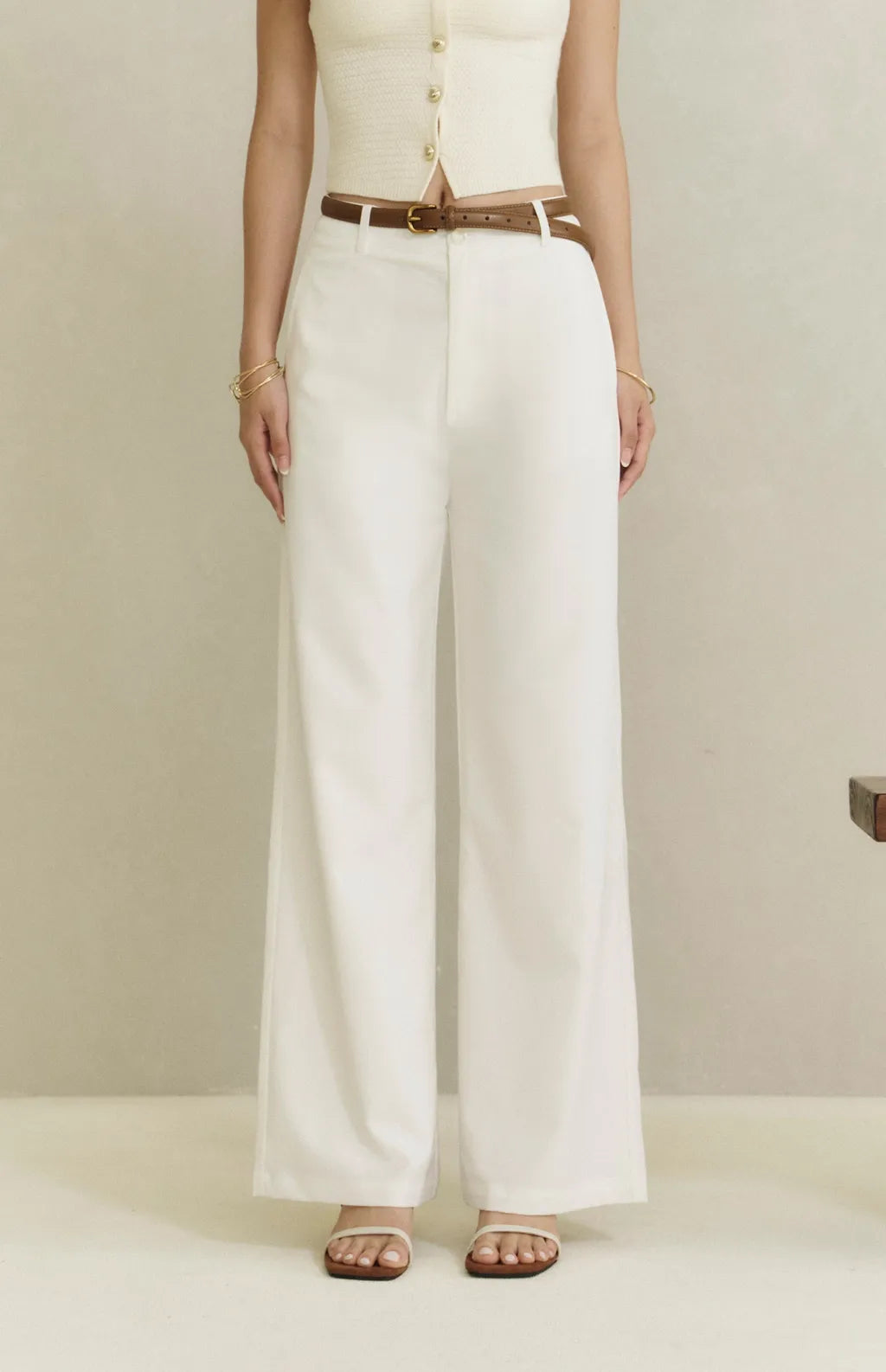 Classic Wide Straight Chino<br/>極簡老錢西褲 By Beigy - Milu