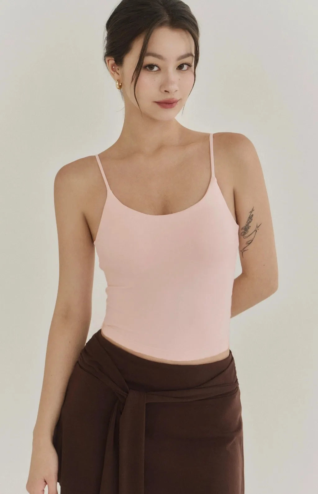 Push Up U-Neck Bra Top Long Ver.<br/>爆乳U領Bra Top(長版)