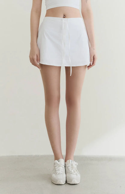 UPF50+ Drawstring A-Line Mini Skort<br/>防曬UPF50+抽繩Ａ字褲裙