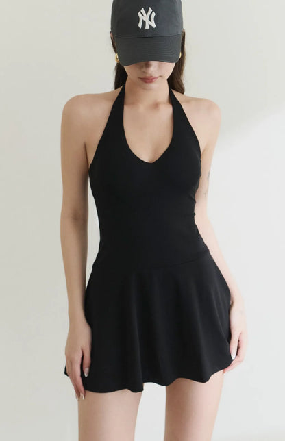 Halter Backless Bra Dress<br/>美胸綁帶繞脖Bra Dress