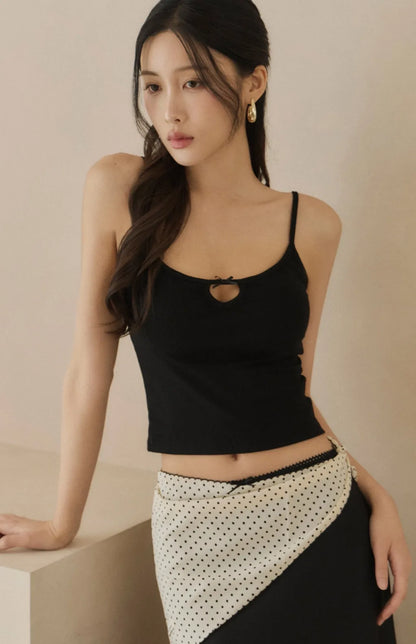 Bow Cutout Cami Bra Top<br/>美式心機鏤空蝴蝶結Bra Top