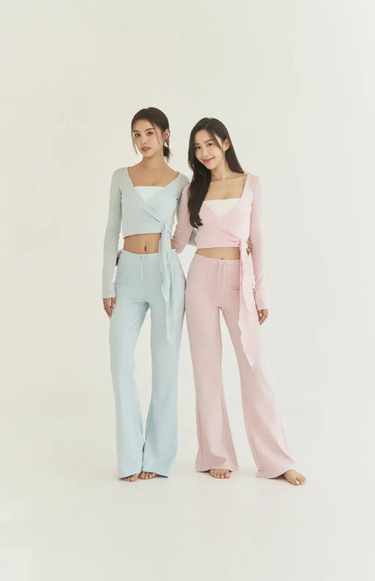 Tencel Drawstring Pant<br/>天絲抽繩美腿褲