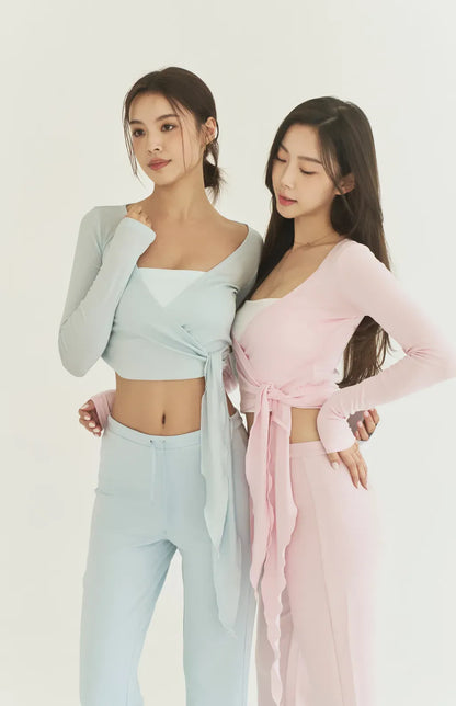 Cooling Side Tie Outerwear<br/>冰肌涼感綁帶罩衫