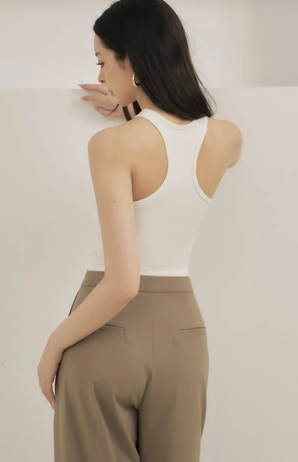 Tencel Halter Y-Back Bra Top<br/>天絲削肩Y字美背Bra Top