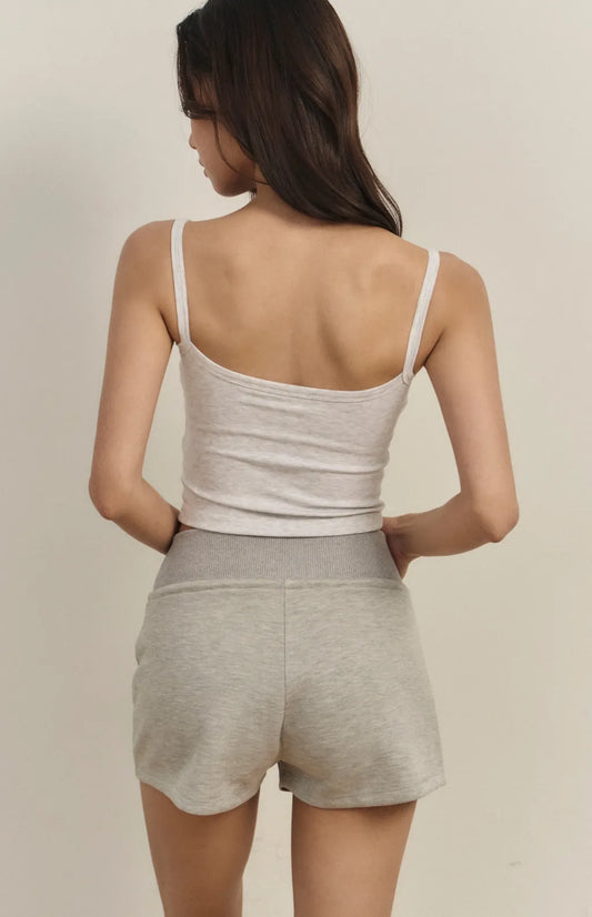 Front Snap Button Heart Sharp Bra Top<br/>桃心領排釦Bra Top