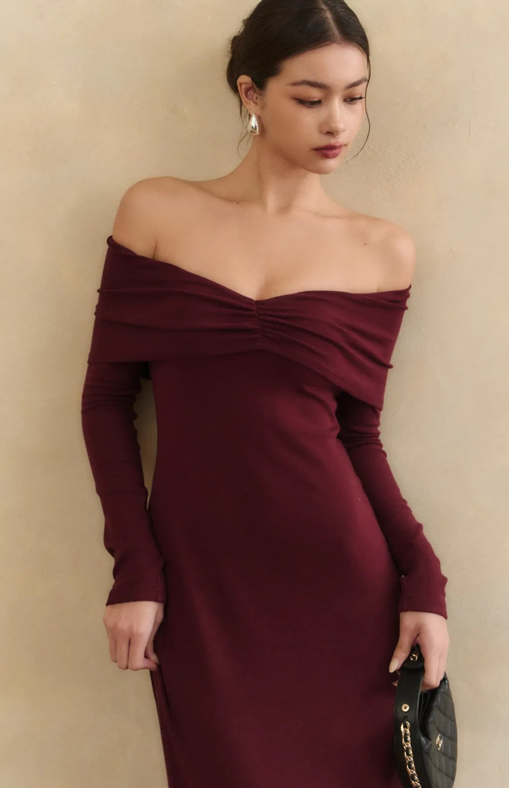 (最後現貨) Off-Shoulder Twist Mermaid Bra Dress<br/>裸肩抓皺魚尾Bra Dress -【XS-M】