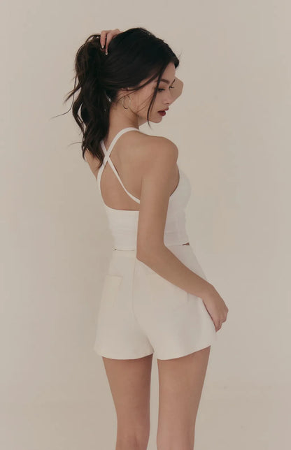 (最後現貨) Cross Back Padded Tank<br/>後交叉美背削肩Bra Top