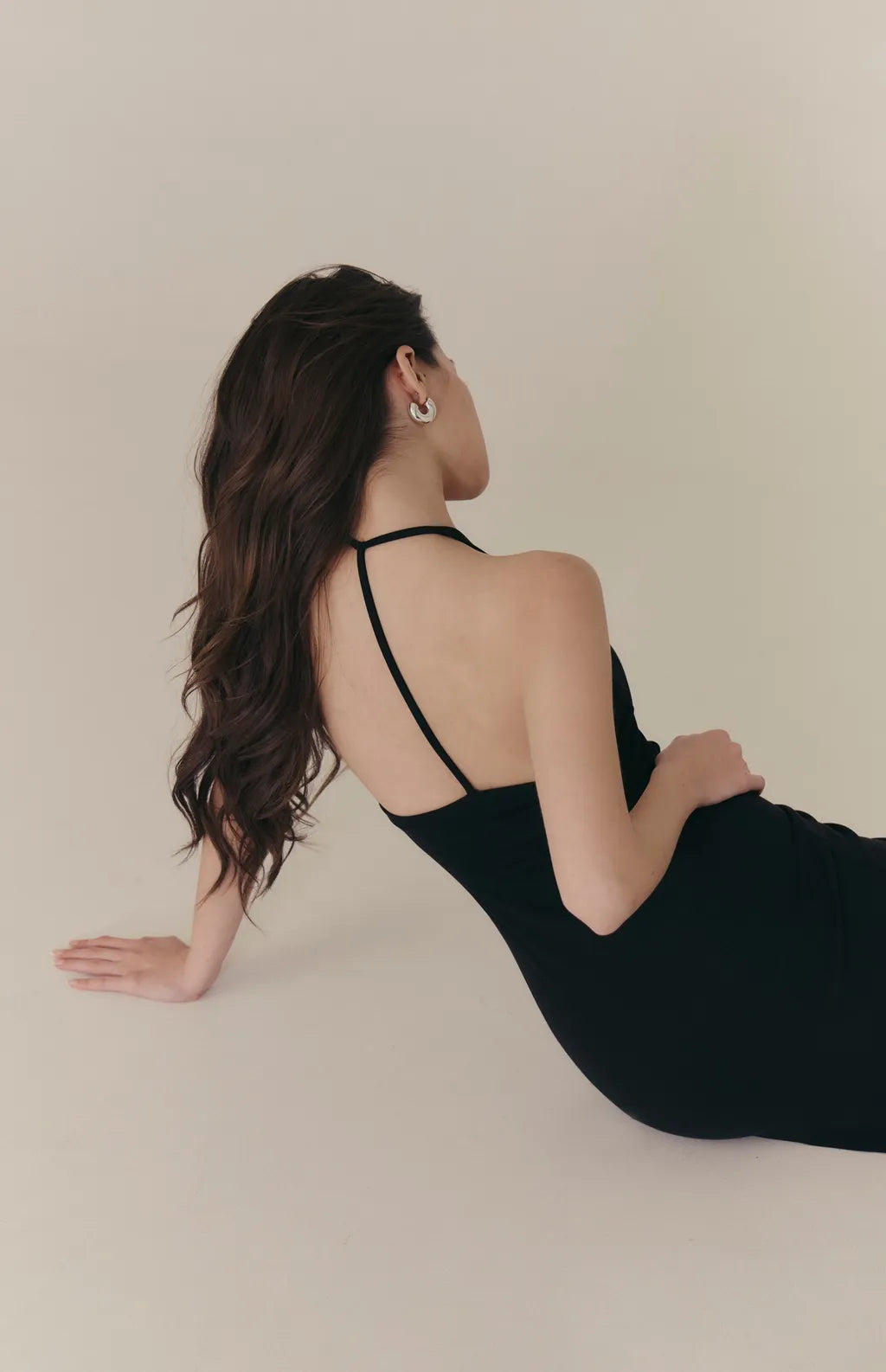 Tencel Halter Y-Back Maxi Bra Dress<br/>天絲削肩Y字美背Bra Dress