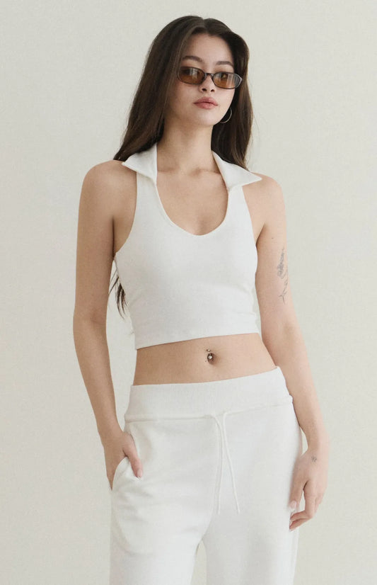 Deep V Collared Bra Top<br/>深V翻領美式Bra Top
