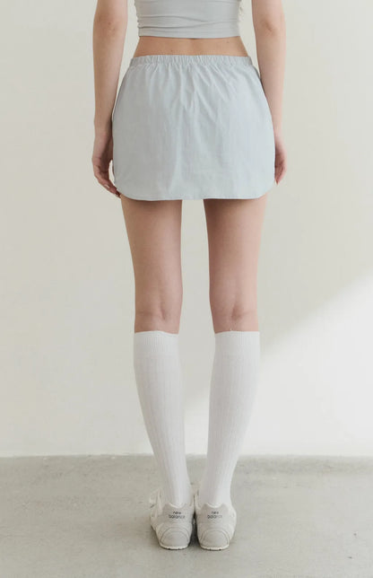 UPF50+ Drawstring A-Line Mini Skort<br/>防曬UPF50+抽繩Ａ字褲裙