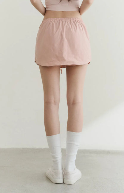UPF50+ Drawstring A-Line Mini Skort<br/>防曬UPF50+抽繩Ａ字褲裙