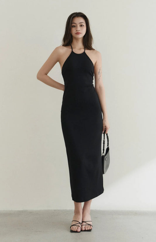 Cool Touch Halter Backless Bra Dress<br/>涼感繞脖削肩美背Bra Dress