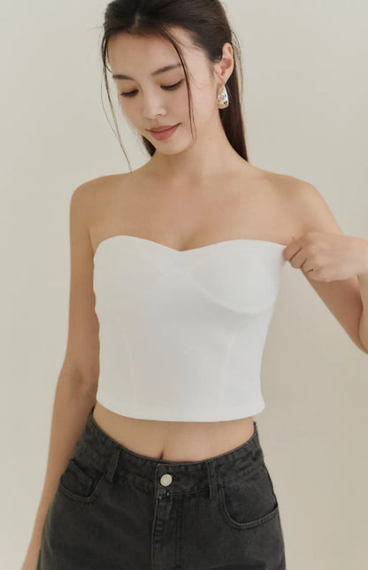 Heart Shape Fitted Corset<br/>桃心收腰馬甲Bra Top
