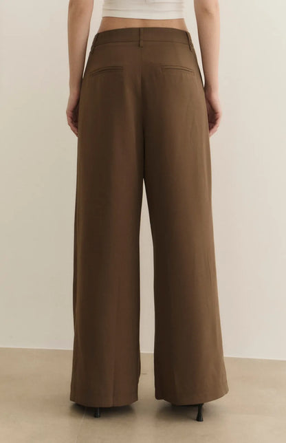 High-Waist Pleated Wide-Leg Suit Pants<br/>打褶寬版西裝褲