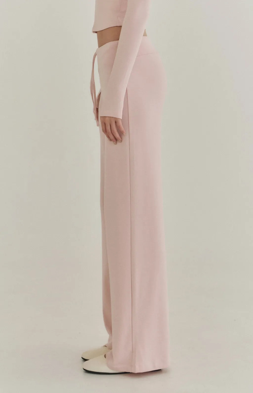 Modal Drawstring Wide-Leg Pants<br/>莫代爾親柔感抽繩寬褲