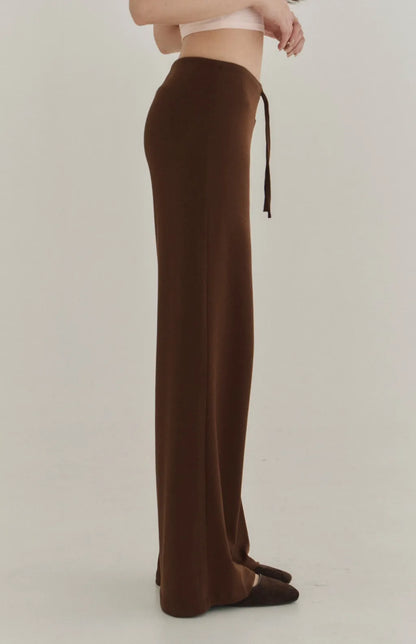Modal Drawstring Wide-Leg Pants<br/>莫代爾親柔感抽繩寬褲
