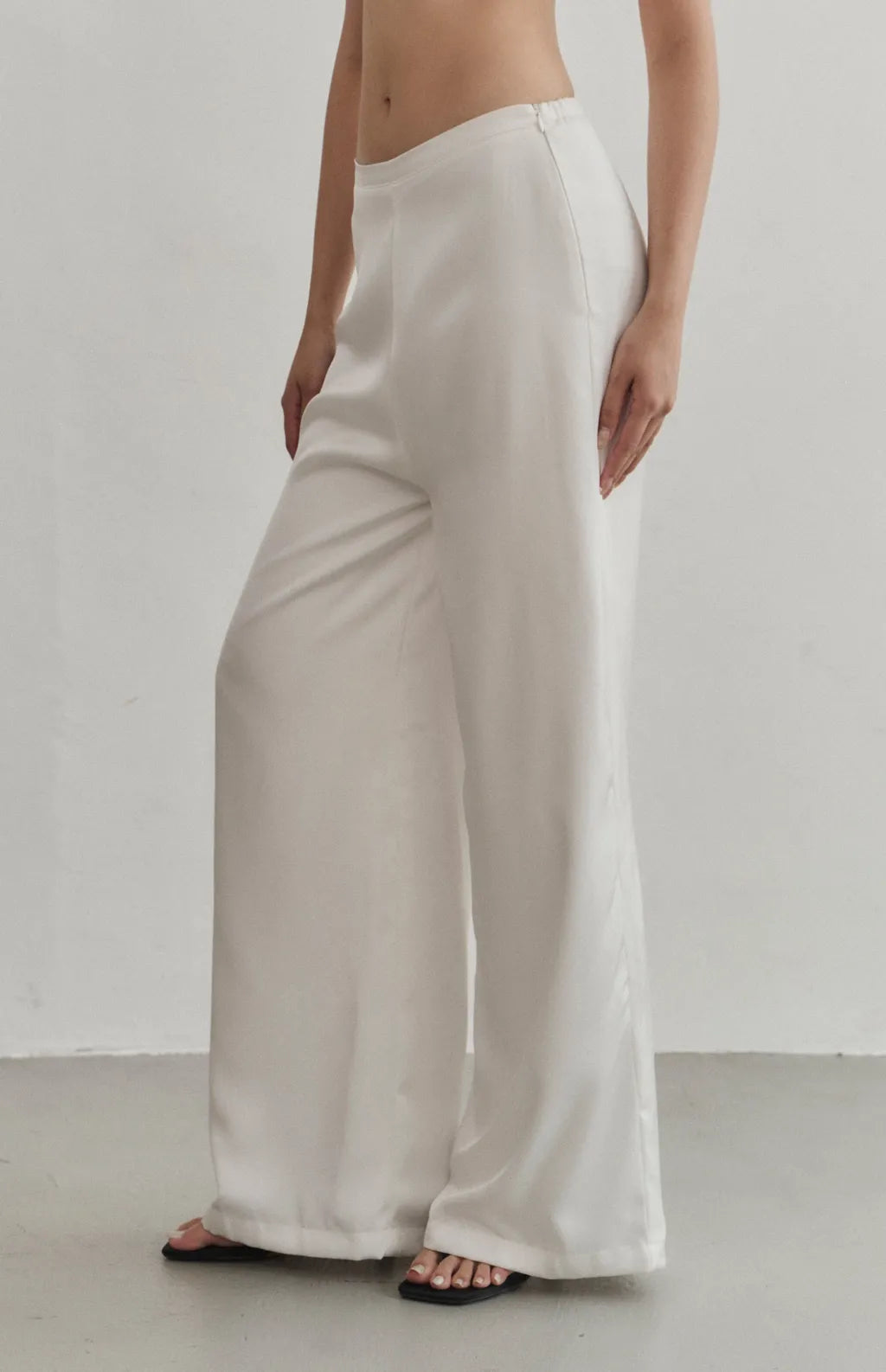 Silky Drapey Wide-Leg Trousers<br/>絲感垂墜寬褲