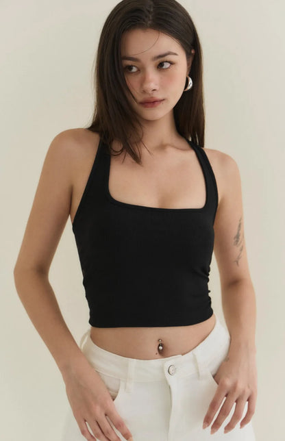 Sheer Lace Racerback Bra Top<br/>透膚蕾絲美背削肩Bra Top
