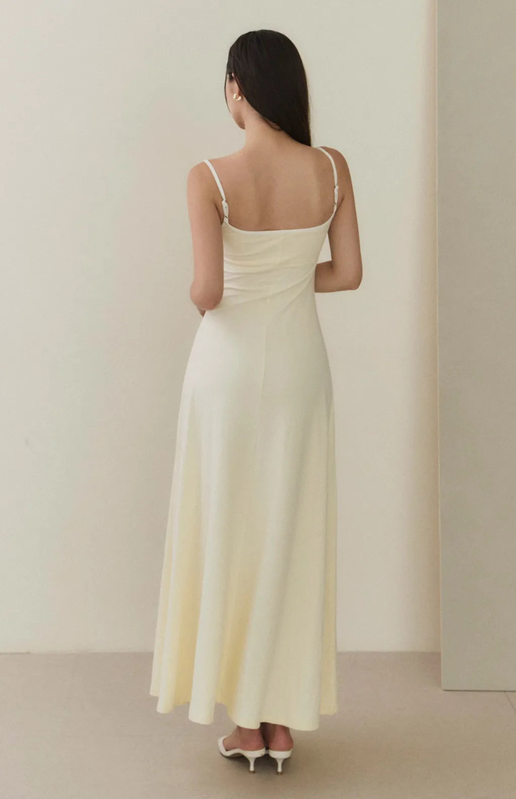 Henley Flared Maxi Bra Dress<br/>美式可開釦傘擺Bra Dress