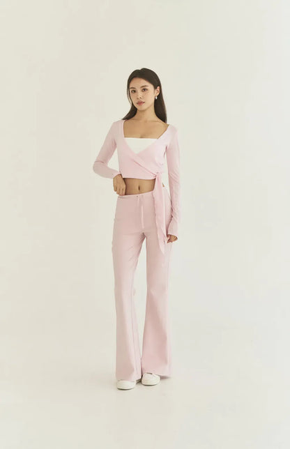 Tencel Drawstring Pant<br/>天絲抽繩美腿褲