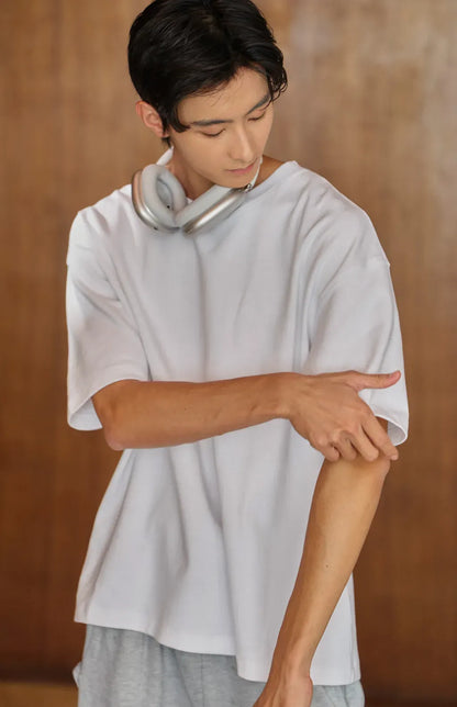 Crew Neck Blank T-shirt<br/>經典圓領挺版素T