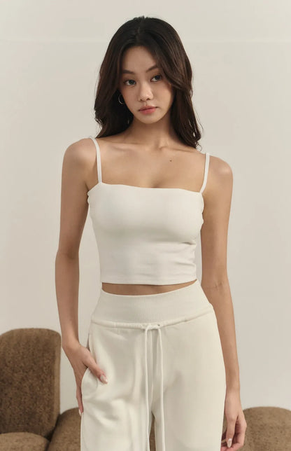 Wide-Waist Drawstring Cotton Flared Pant<br/>寬腰抽繩太空棉喇叭褲