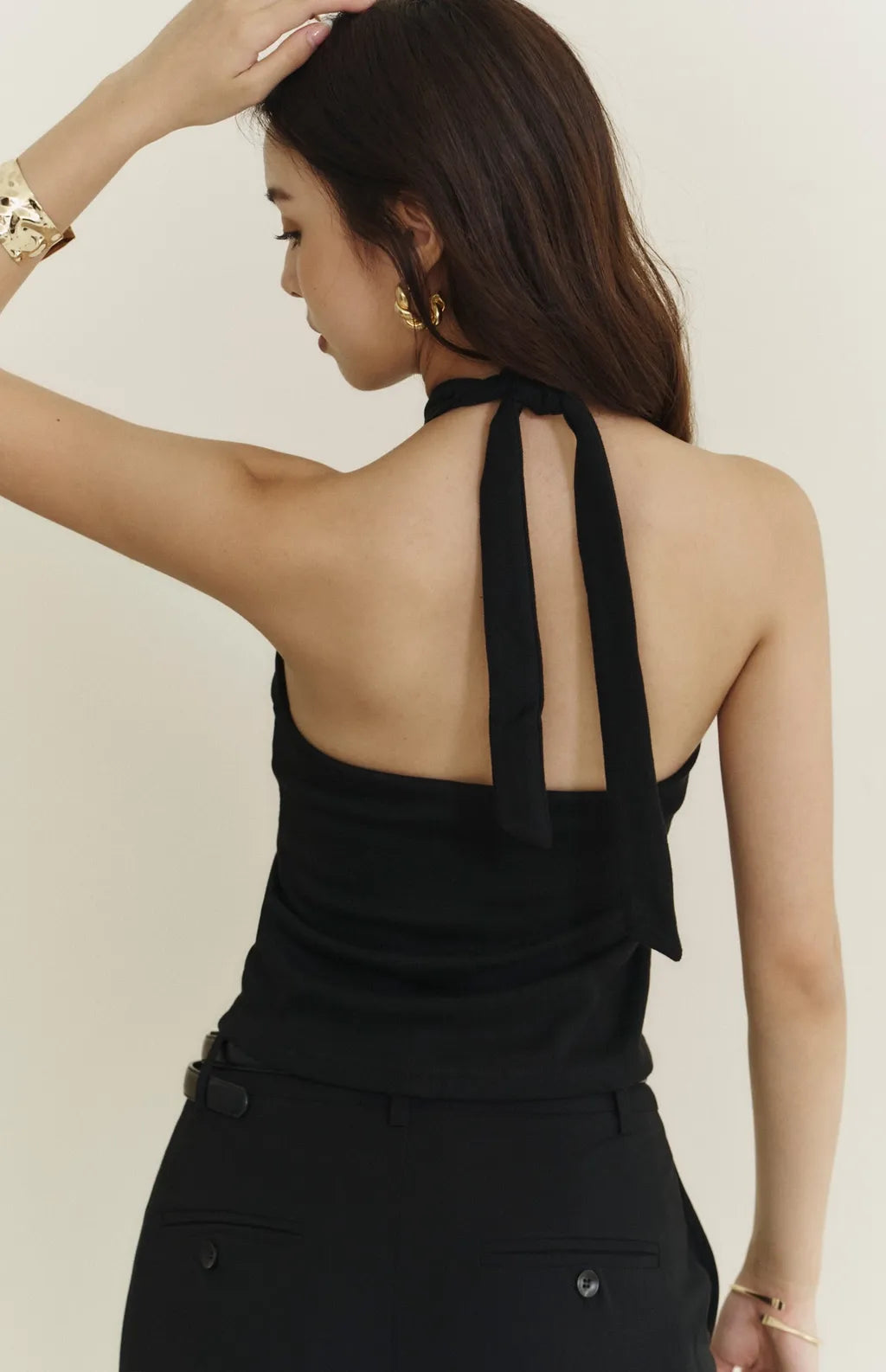 Woolen Multiway Halter Bra Top<br/>毛呢多穿繞頸綁帶Bra Top By Beigy - Milu