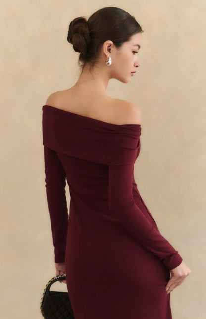 (最後現貨) Off-Shoulder Twist Mermaid Bra Dress<br/>裸肩抓皺魚尾Bra Dress -【XS-M】