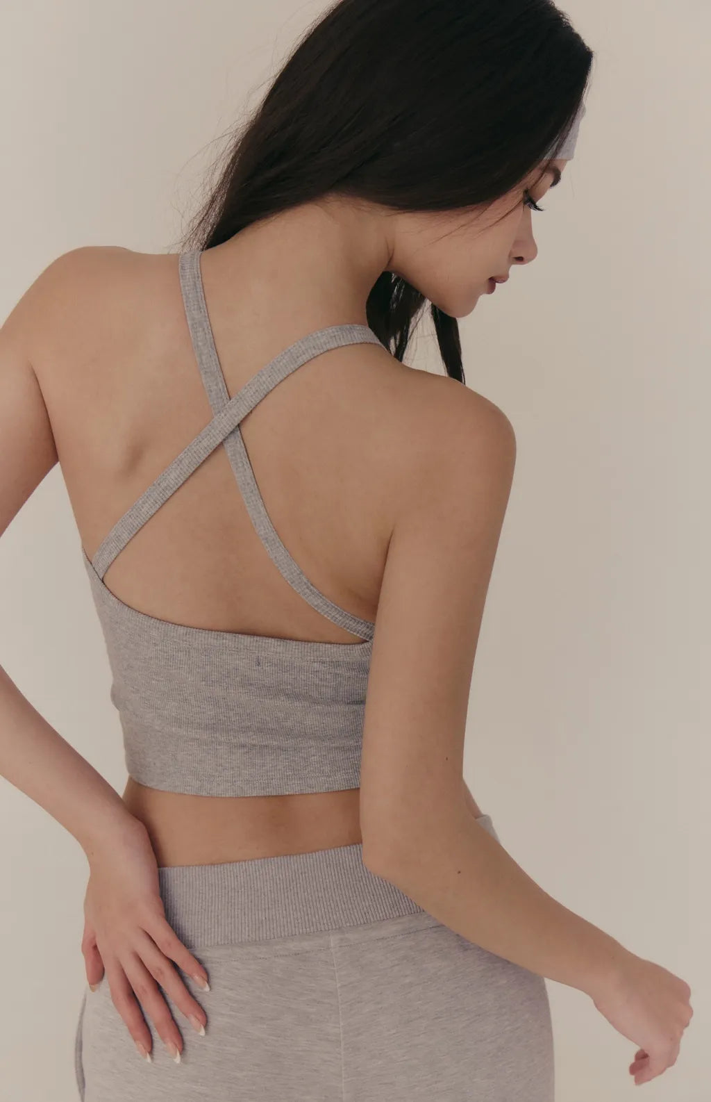 (最後現貨) Cross Back Padded Tank<br/>後交叉美背削肩Bra Top