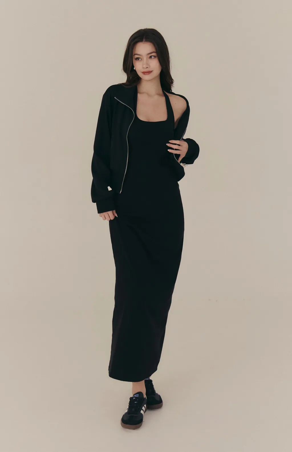 Tencel Halter Y-Back Maxi Bra Dress<br/>天絲削肩Y字美背Bra Dress