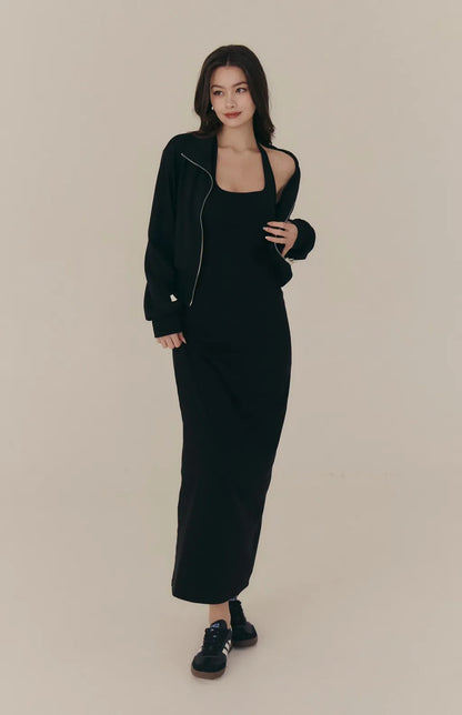 Tencel Halter Y-Back Maxi Bra Dress<br/>天絲削肩Y字美背Bra Dress