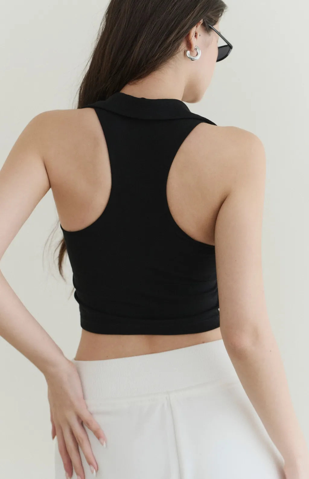 Deep V Collared Bra Top<br/>深V翻領美式Bra Top
