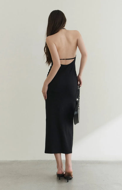 Cool Touch Halter Backless Bra Dress<br/>涼感繞脖削肩美背Bra Dress