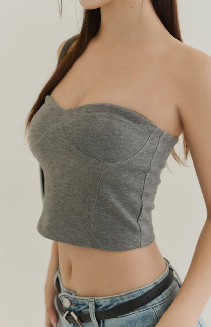 Heart Shape Fitted Corset<br/>桃心收腰馬甲Bra Top