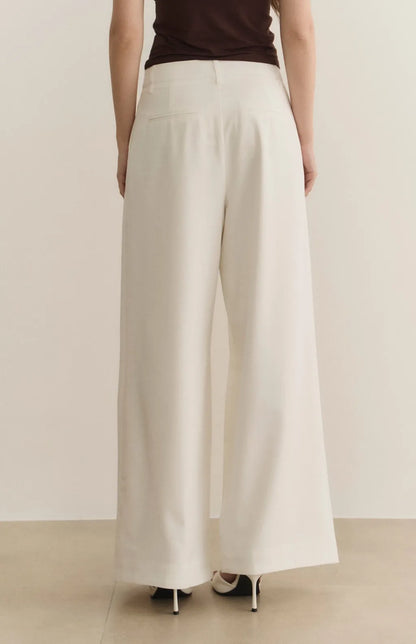 High-Waist Pleated Wide-Leg Suit Pants<br/>打褶寬版西裝褲