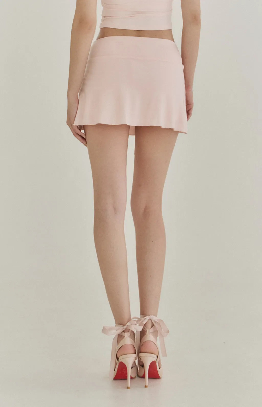 Lyocell Tie-Waist Flared Skort<br/>萊塞爾綁帶傘擺褲裙