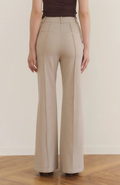 Structured Pintuck Tailored Trousers<br/>挺版高彈壓線西裝褲