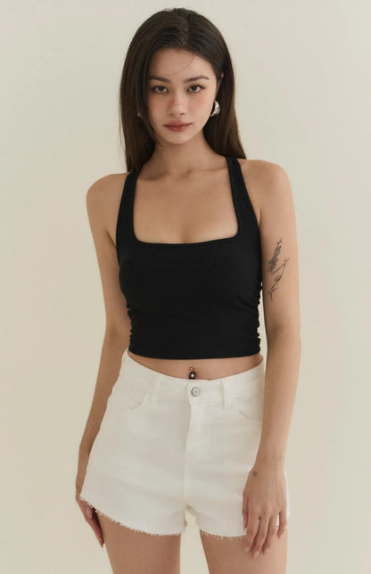 Sheer Lace Racerback Bra Top<br/>透膚蕾絲美背削肩Bra Top
