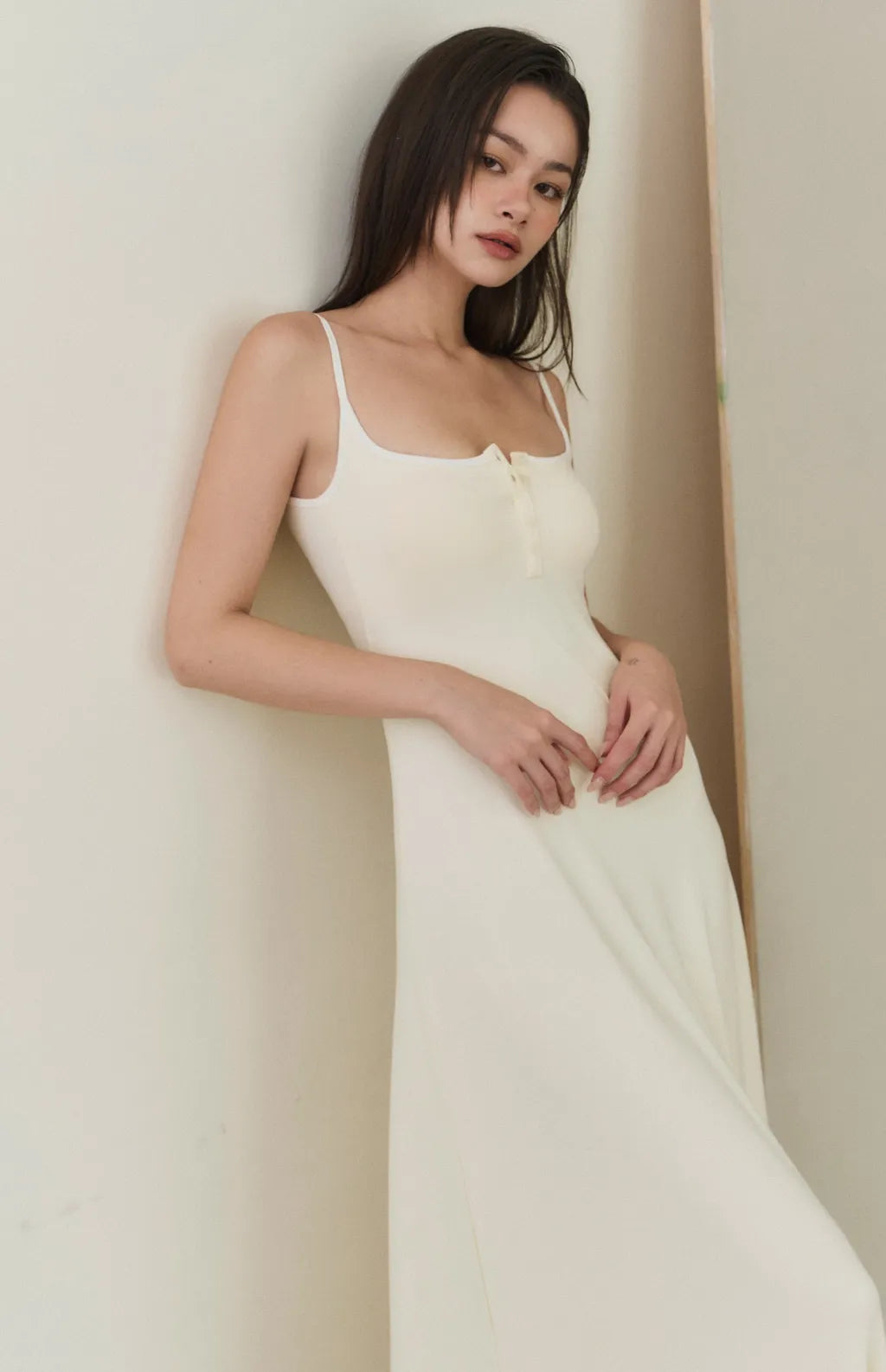 Henley Flared Maxi Bra Dress<br/>美式可開釦傘擺Bra Dress