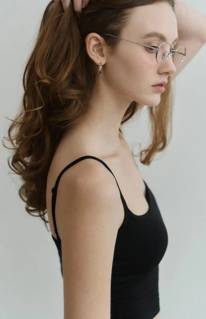 Barely-There Scoop-Neck Cami Bra Top<br/>輕裸完美U領細肩Bra Top