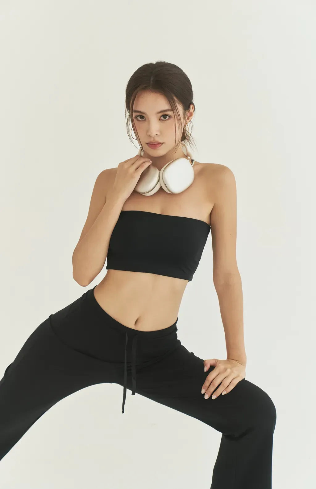 Tencel Drawstring Pant<br/>天絲抽繩美腿褲