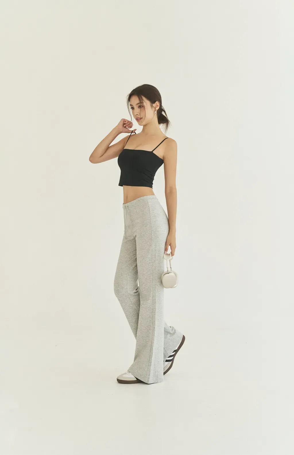 Tencel Drawstring Pant<br/>天絲抽繩美腿褲