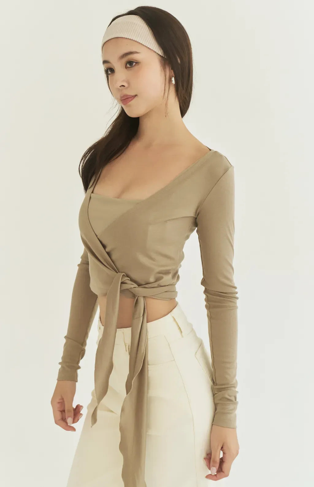 Cooling Side Tie Outerwear<br/>冰肌涼感綁帶罩衫